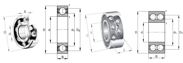 SKF 619/8-2RS1 Bearing