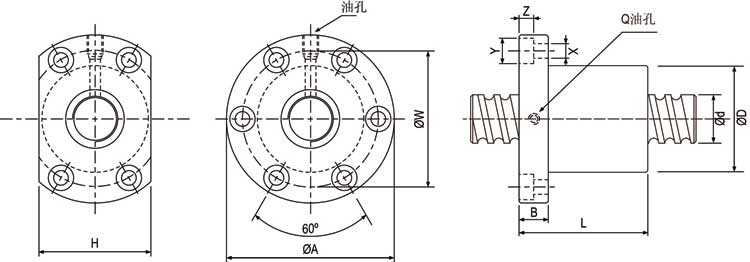 SFI03205-4 滾珠絲桿,