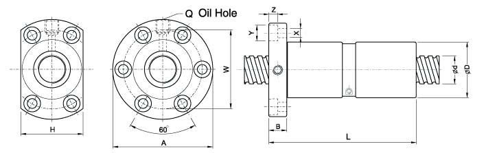 DFI1605-4、滾珠絲杠軸承